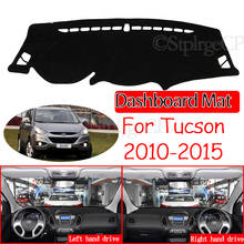Alfombrilla antideslizante para salpicadero de Hyundai Tucson 2010, 2011, 2012, 2013, 2014, 2015 LM Ix35, accesorios de protección para salpicadero, parasol 2024 - compra barato