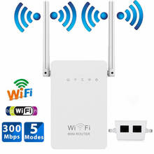 Wireless WiFi Amplifier 300Mbps WiFi Repeater Wifi Signal 2.4G Extender Roteador Wireless Router Wi-Fi Access Point 2024 - buy cheap