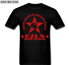 Camiseta deportiva Ezln Star Tierra Y Libertad para hombre, con máscara Camisa de algodón, a la moda, gran oferta 2024 - compra barato