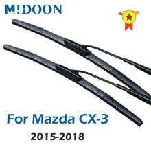 Midoon-limpador automotivo híbrido para mazda drive (cx3), haste para encaixe 2015, 2016, 2017, 2018 e 2024 - compre barato