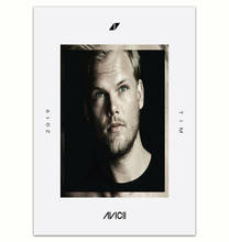 Avici tim sueco dj música álbum estrela poster de seda adesivo de parede decoração presente 2024 - compre barato