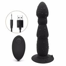 Remote Control Anal Vibrator Butt Plug Prostate Massager Anal Plug Realistic Dildo Vibrator Sex Toys for Men Woman Masturbator 2024 - buy cheap
