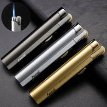 Metal Turbo Torch Lighter Flint Gas Butane Lighter Windproof Blue Flame Gadgets for Men Cigarette Lighters Lighters Smoking 2024 - buy cheap