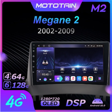 Radio con GPS para coche, reproductor Multimedia con Android 128, 6G + 10,0G, 4G, LTE, Navi, 2002, BT, 2009, Carplay, para Renault Megane 2, años 360 a 5,0 2024 - compra barato