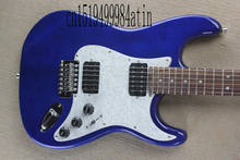 Free Shipping Top Quality ST Custom Body blue neck Rosewood fingerboard stratocast-er Electric Guitar 2024 - buy cheap