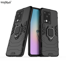 For Samsung Galaxy S20 Ultra Case Cover TPU Hard PC Cover For Samsung S20 Ultra Case Ring Holder Stand Magnetic Funda S20 Ultra 2024 - buy cheap