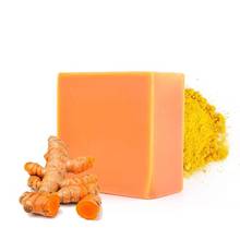 Turmeric Soap Herbal Natural Scrub Cleaning Nourishing Oil-Control Whitening Acne Treatment Mite Removal Face Soap Skin Care 2024 - buy cheap