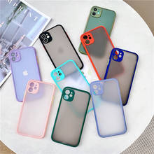 For iPhone 12 pro MAX Mini Camera Lens Protection Phone Case 11 Pro Max X XS Max XR 6 6S 7 8 Plus Matte Shockproof Back Cover 2024 - compre barato