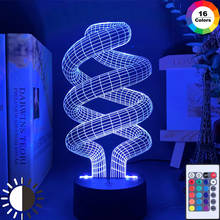 Cool 3D Illusion Hologram Led Night Lamp Touch Sensor Colorful Nightlight for Living Room Decor Dropshipping Baby Night Light 2024 - buy cheap