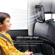 Mini ventilador portátil de tres velocidades, 12V, se puede ajustar el Clip del asiento del coche, U1JF 2024 - compra barato