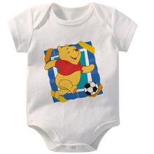 Winnie Socker Cartoon Disney Bodysuit Baby Short Sleeve White Print Newborn Baby Pregnancy Announcement Bodysuit Disney Onesie 2024 - buy cheap