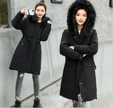Girl -15 Degrees Snow Wear Long Parkas Winter Jacket Lady Fur Hooded Clothing Female Fur Lining Thick Winter Coat Women Outwear 2024 - buy cheap