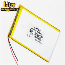 Batería de energía de litro 3,7 V 3000mAh 3560107 batería recargable de polímero de litio Li ion 2024 - compra barato