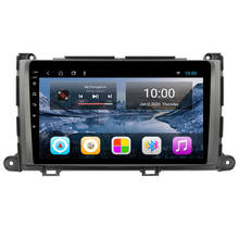 Автомобильное радио, стерео для Toyota Sienna 2009 2010 2011 2012 2013 2014 Android 10, GPS-навигация, Авторадио, Bluetooth, головное устройство 2024 - купить недорого