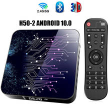 Tv box smart android, android 10, 4gb, 32gb, 64gb, 4k, h.265, reprodutor de mídia, vídeo 3d, 2.4g, 5ghz, wi-fi, bluetooth 2024 - compre barato