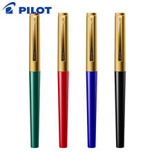 Pilot AMS-17G-Bolígrafo con punta de tinta para estudiantes, pluma revestida en oro de 22K para práctica de escritura y oficina, 1 unidad 2024 - compra barato