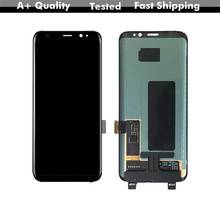 Amoled Lcd For 6.2'' Samsung-Galaxy S8 Plus ,G955 G955F LCD Display Touch Screen Digitizer Assembly S8+ SM-G955 With Frame+Tools 2024 - buy cheap