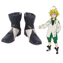 Fantasia infantil dos sete pecados capitais feminina, cosplay feminino masculino botas meliodas anime 3 estilos 2024 - compre barato