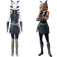 Clone Wars Season 7 Ahsoka Tano Cosplay Costume Women Girls Outfit Halloween Carnival Costumes 2024 - buy cheap