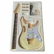 DIY Electric Guitar Kit Rosewood Fingerboard Beginner Guitar Parts Set DIY Musical Instruments Parts 2024 - buy cheap