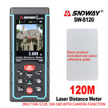 SNDWAY Rangefinder Laser Distance Meter Digital Angle Tool Laser Rangefinder Measure Color Screen Camera Function SW-S120 100M 2024 - buy cheap