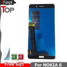 Nueva pantalla LCD para NOKIA 6 TA-1021 TA-1033 TA-1025 MONTAJE DE digitalizador con pantalla táctil reemplazo para NOKIA 6 pantalla LCD 2024 - compra barato