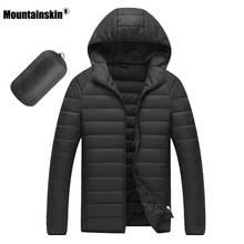 Moutainskin New 2021 Winter Men's Coats Solid Color Hooded Cotton Jackets Male Casual Fashion Warm Coat Men Brand Clothing SA771 2024 - buy cheap