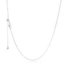 Qandocci-colar feminino de prata esterlina 100%, corrente, 60 cm, fabricação de joias, faça você mesmo, contas, 925 2024 - compre barato