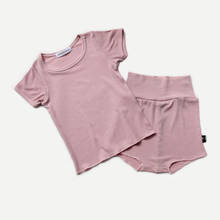 Summer Newborn Baby Girls Boys Clothes baby girl clothes Short Sleeve Top T-shirt+Shorts Toddler Infant High Waist Outfit Set 2024 - buy cheap