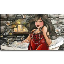 Pintura de diamante 5D redondo/cuadrado Diy, mosaico bordado de diamantes completo de dibujos animados para mujer, decoración moderna para el hogar, regalo 2024 - compra barato