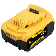 20V 6.0Ah DCB200 литий-ионный аккумулятор замена для DeWalt MAX XR DCB205 DCB201 DCB203 Электроинструмент DCD DCF DCG DCS серии 2024 - купить недорого