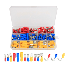 236PCS Mixed Spade Bullet Piggyback Crimp Terminals Insulated Electrical Wire Cable Criming Connectors Set Kits 2024 - buy cheap