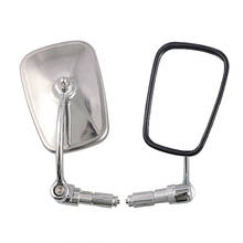 2 pcs Universal Chrome Rearview Mirrors Bar End Side Mirrors for Motorcycle Chopper Scooter Cafe Racer Accessories 2024 - buy cheap