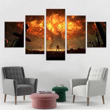 5 Piece HD Video Hot Game World of Warcraft DOTA 2 Painting Poster Decorative Mural Art Room Home Wall Bedside Background 2024 - buy cheap