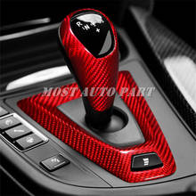 Carbon Fiber Interior Console Gear Box Frame Trim Cover For BMW M2 M3 M4 F80 F82 F83 F87 2014-2018 Red/Black Car accesories 2024 - buy cheap