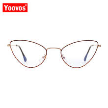 Yoovos Cat Eye Glasses Frame Women 2021 Vintage Glasses For Women Luxury Cateye Eyeglasses Frames Retro Eyewear Gafas De Mujer 2024 - buy cheap