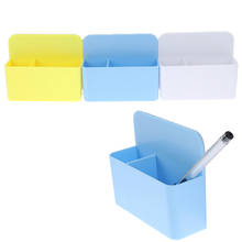 1PC Fridge Magnet Magnetic Marker Pen Storage Box Grid Rubber Magnet Plastic Organizer for Classroom Meetingroom Pencil Case 2024 - buy cheap