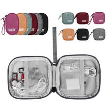 Mini Travel Storage Bag Cosmetic Makeup Zipper Pouch Digital USB Gadget Organizer Cable Storage Bag Case Supplies 2024 - buy cheap