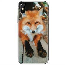 For iPhone 11 Pro 4 4S 5 5S SE 5C 6 6S 7 8 X XR XS Plus Max For iPod Touch Silicone Phone Shell Cover FOX 2024 - buy cheap