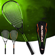 Raqueta Profesional de Squash para principiantes, raqueta de aluminio con Material de fibra de carbono para entrenamiento deportivo de Squash, con bolsa de transporte 2024 - compra barato