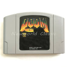 Doom 1-tarjeta de cartucho de videojuegos en inglés para consola de 64 bits, versión US NTSC 2024 - compra barato