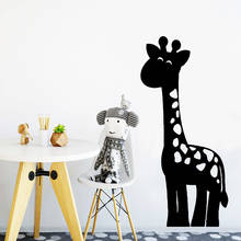 Girafa moderna decoração para casa moderna decoração de acrílico para quartos crianças parede arte adesivo murais 2024 - compre barato