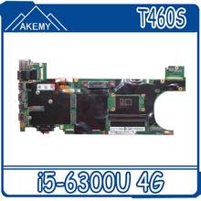 Akemy For Lenovo Thinkpad T460S laptop motherboard i5-6300U 4G NM-A421 FRU 00JT935 100% Fully Tested 2024 - buy cheap