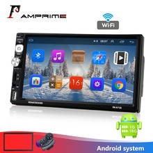 AMPrime 2Din мультимедиа для Android плеер ram 1G + rom 16G gps Навигация BT/FM/USB wifi авто стерео автомобильный 2 DIN видео плеер 2024 - купить недорого