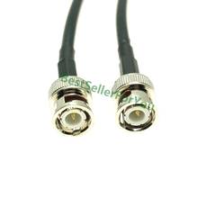 RG58 Cable BNC Male Q9 To BNC Male Q9 Straight Lot Crimp Jumper Pigtail 2024 - buy cheap