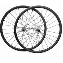27.5er carbon mtb disc wheels tubeless bicycle wheels 30x30mm Straight pull D411SB D412SB 100x15(10) 142x12 mtb carbon wheels 2024 - buy cheap
