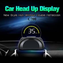 Gps multi-funcional hud obd2 rpm viagem cabeça up display automóvel digital com multi-alarme de condução fadiga c700 para todos os carros 2024 - compre barato