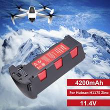 Batería de 4200mAh para Drones Hubsan H117S Zino GPS RC Quadcopter, piezas de repuesto, batería de 11,4 V para cámara de carreras RC FPV 2024 - compra barato