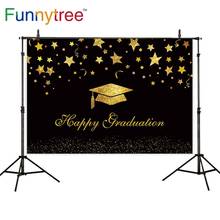 Funnytree photography studio backdrop back to school star graduation background party photo photocall photophone econ vinyl 2024 - buy cheap