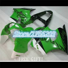 For Kawasaki ZX6R 2000 2001 green white 2002 00-02 00 02 01 zx6r 2000-2002 ZX-6R 00 02 Ninja ABS Fairing Set Plastic Ning 2024 - buy cheap